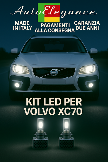 🔥KIT LED D1S 6000K Anabbaglianti + Fendinebbia per Volvo XC70 | Bianco CANBUS🔥