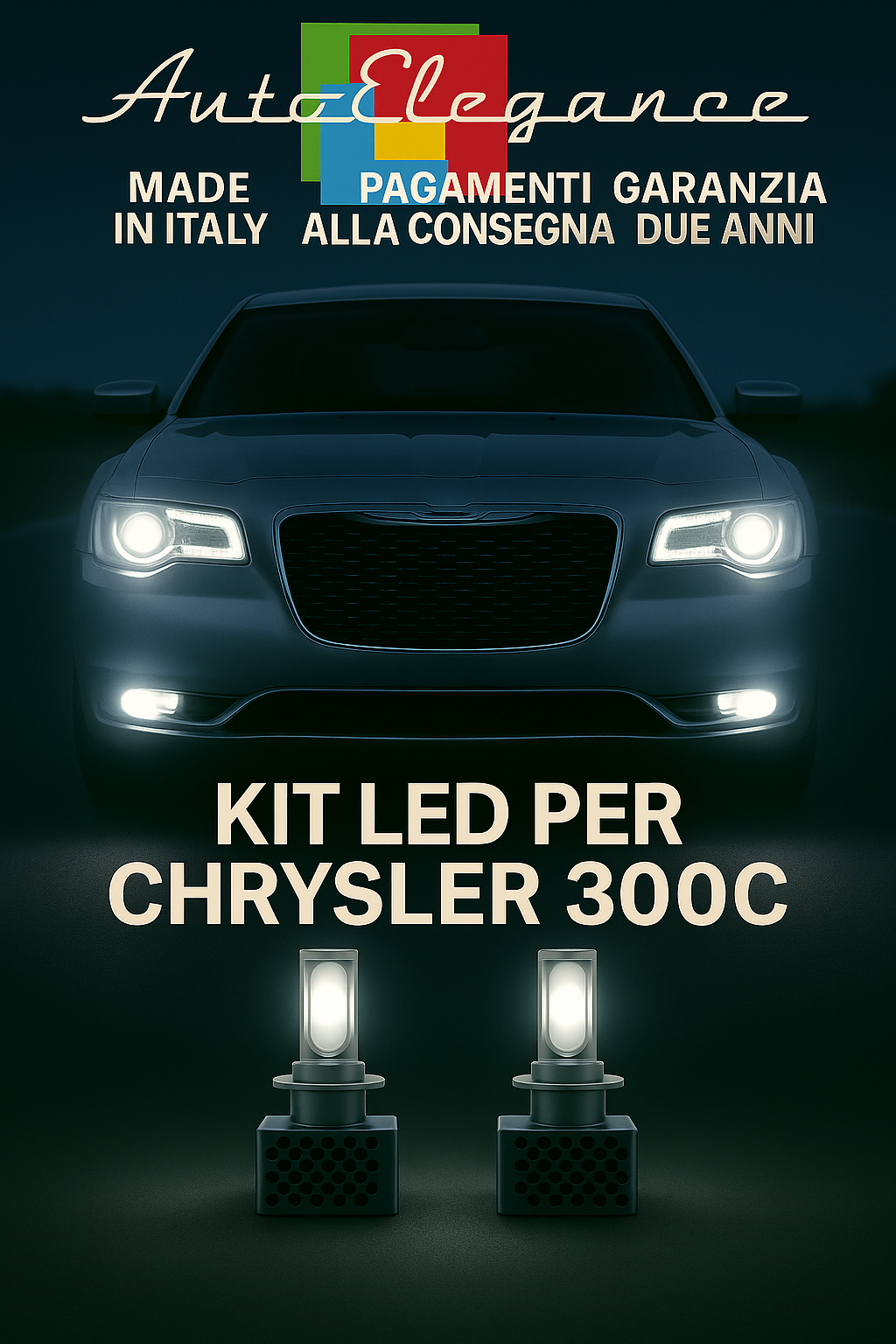🔥KIT LED D1S 6000K Anabbaglianti per Chrysler 300C | Bianco CANBUS🔥