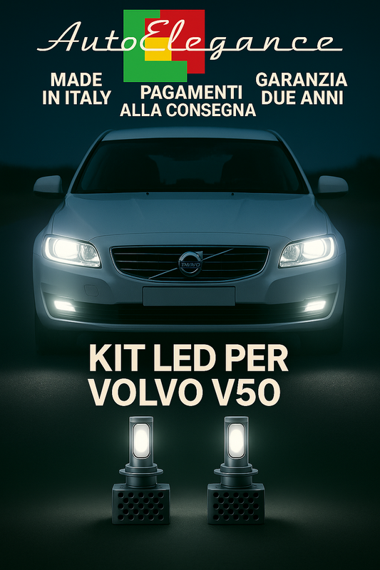 🔥KIT LED D1S 6000K Anabbaglianti + Fendinebbia per Volvo V50 | Bianco CANBUS🔥 (Copia)
