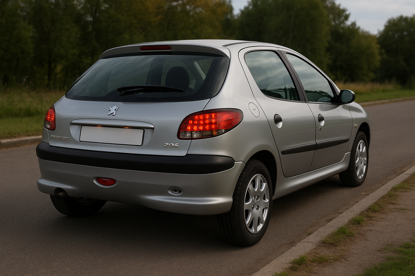 ⭐FARI POSTERIORI LED ROSSO BIANCO ADATTO PER PEUGEOT 206 02⭐