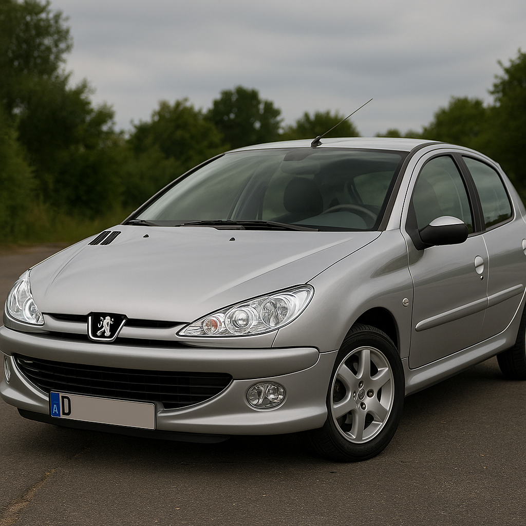 😎FARI ANTERIORE ANGEL EYES CROMATO CCFL ADATTO PER PEUGEOT 206😎