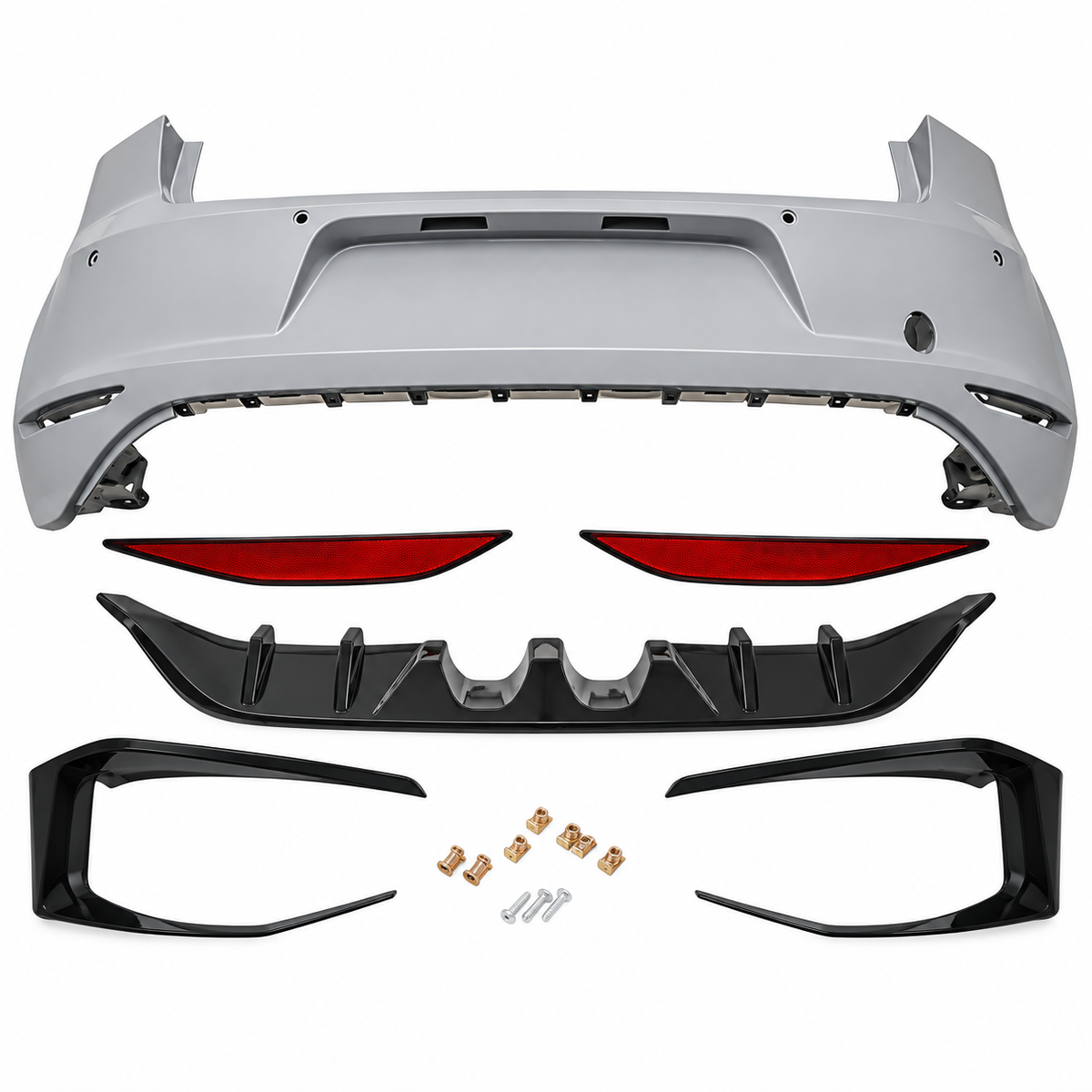 💕 Paraurti Posteriore Adatto per VW Golf 7 12-19 Hatchback 💕