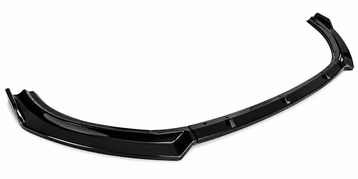 💕 Splitter Adatto per VW Polo AW1 17+ Look Standard EVO Nero Lucido 💕