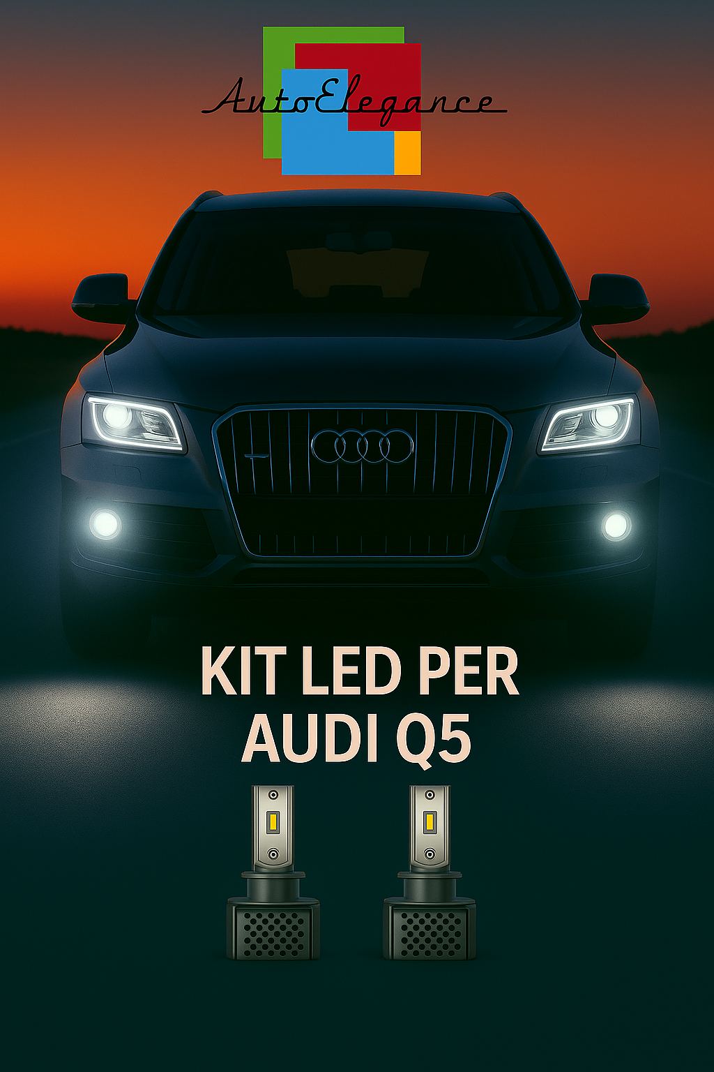 🔥KIT LED D3S 6000K BIANCO CANBUS – Anabbaglianti per Audi Q5🔥
