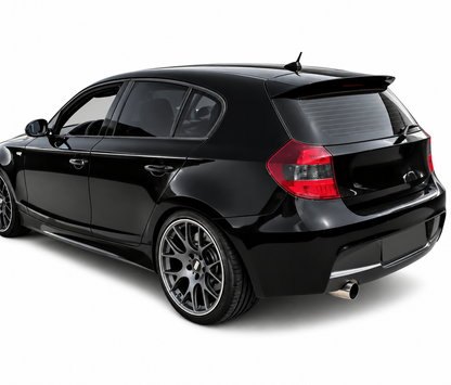 💕 Spoiler Tetto Aerodynamic Adatto per BMW E81 E87 04-11 Nero Lucido 💕