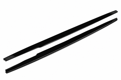 💕 Estensioni Minigonne Adatte per BMW E81 E82 E87 E88 04-13 Nero Lucido 💕