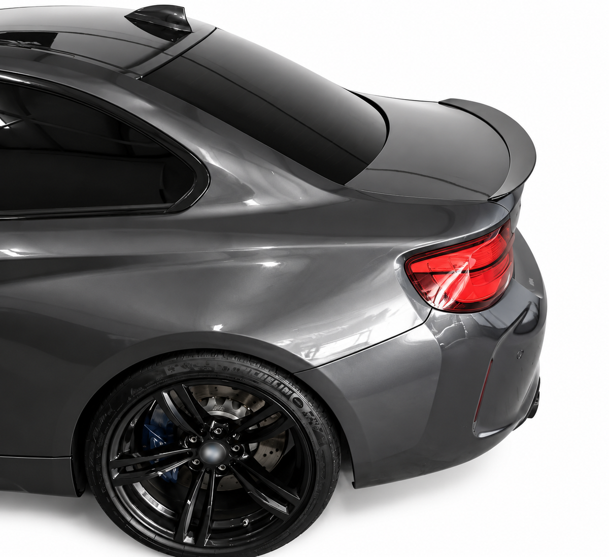 💕 Spoiler Posteriore Adatto per BMW F22 F23 F87 14-20 Nero Lucido 💕