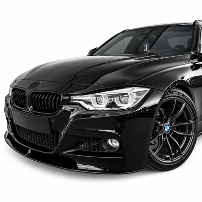 💕Spoiler Lip Anteriore Performance Adatto per BMW F30 F31 M-Pack Nero Lucido💕