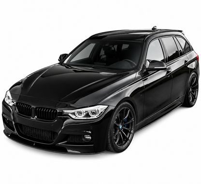 💕 Estensioni Minigonne Adatte per BMW F30 F31 11-18 Nero Lucido Performance 💕
