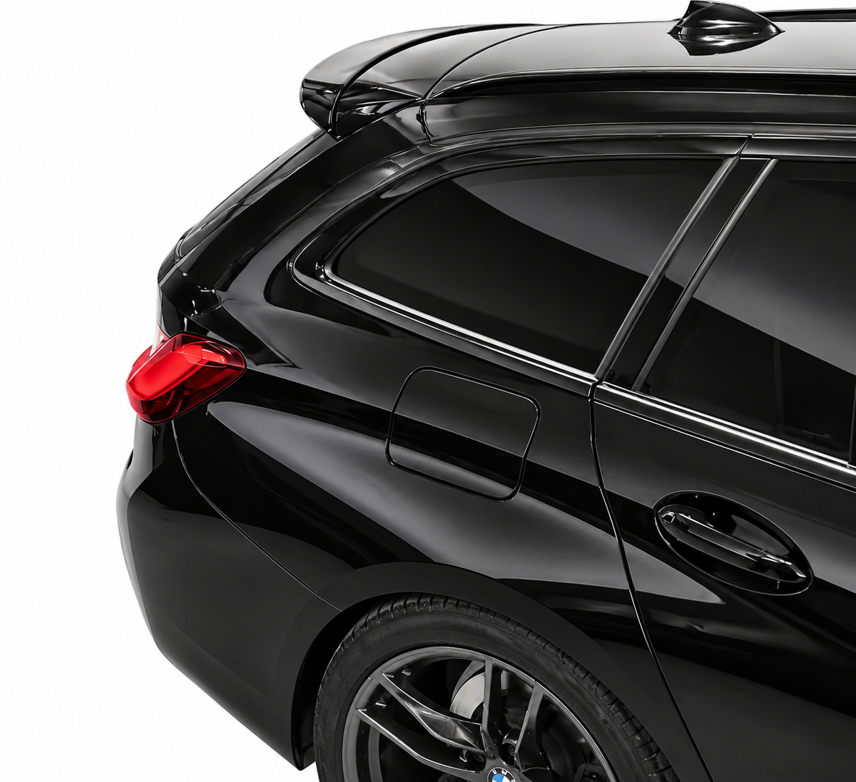 💕 Spoiler Tetto MX Style Adatto per BMW G21 G81 Touring Nero Lucido 💕