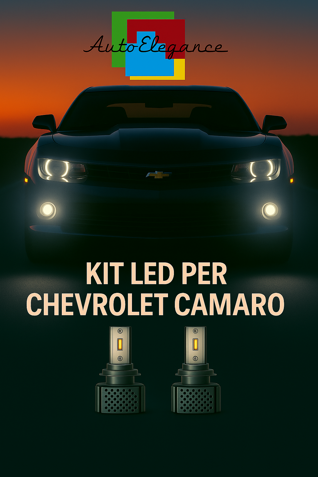 🔥KIT LED D3S 6000K BIANCO CANBUS – Anabbaglianti per Chevrolet Camaro🔥