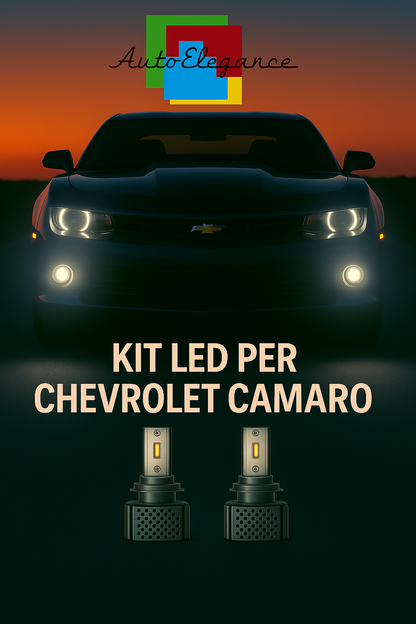 🔥KIT LED D3S 6000K BIANCO CANBUS – Anabbaglianti per Chevrolet Camaro🔥