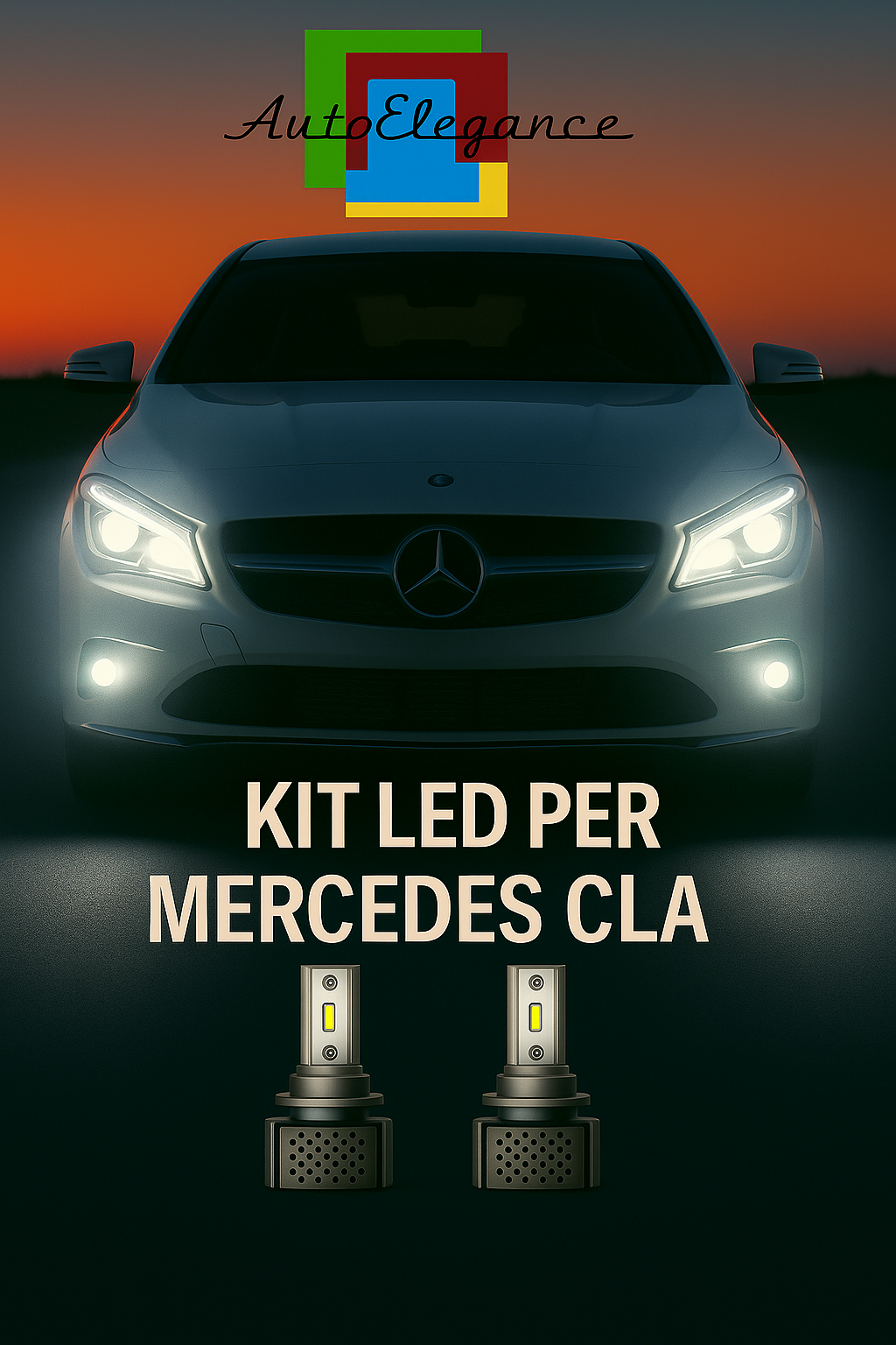 🔥KIT LED D3S 6000K BIANCO CANBUS – Anabbaglianti per Mercedes-Benz CLA🔥