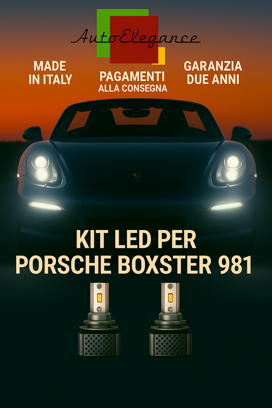 💫KIT LED D3S 6000K BIANCO CANBUS – Anabbaglianti per Porsche Boxster 981💫