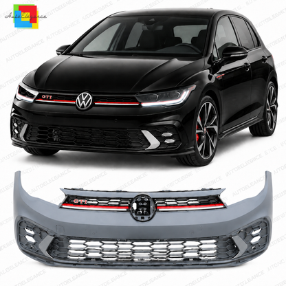 💕PARAURTI ANTERIORE ADATTO PER VOLKSWAGEN VW POLO 22- LOOK GTI 💕