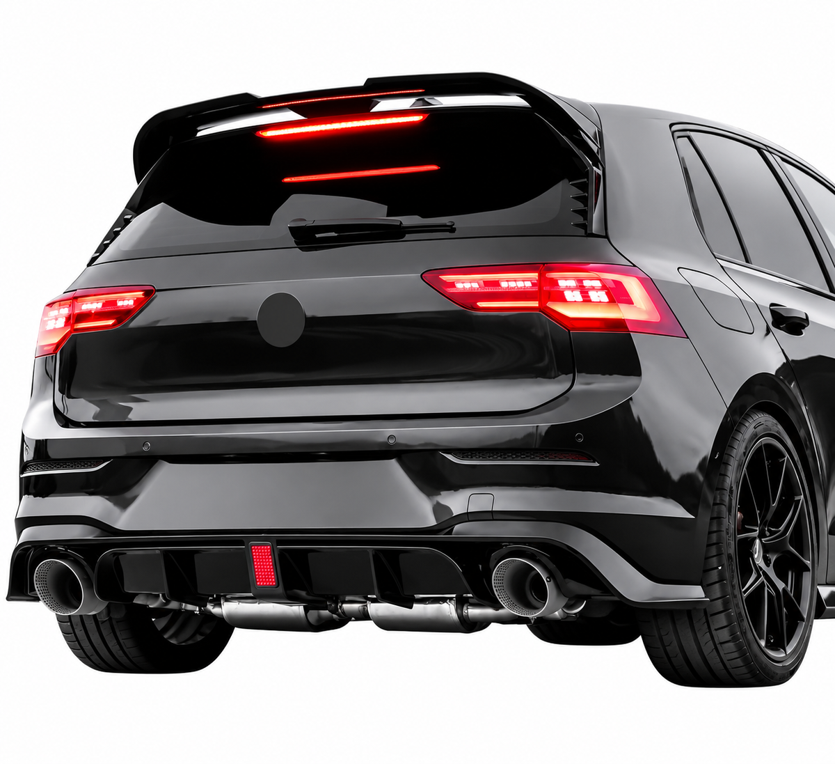 💕 Diffusore Posteriore Adatto per VW Golf MK8 GTI GTE GTD 20+ LED ABS 💕
