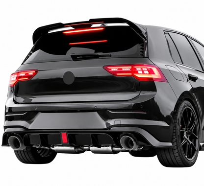 💕 Diffusore Posteriore Adatto per VW Golf MK8 GTI GTE GTD 20+ LED ABS 💕