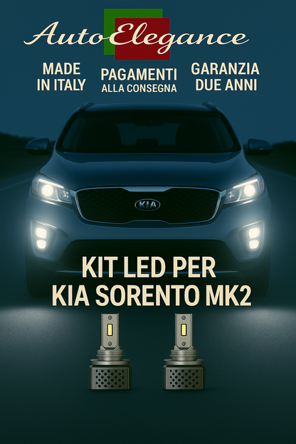 💫KIT LED D3S 6000K BIANCO CANBUS – Anabbaglianti per Kia Sorento MK2💫
