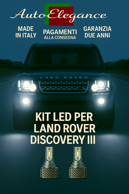 💫KIT LED D3S 6000K BIANCO CANBUS – Anabbaglianti per Land Rover Discovery III💫