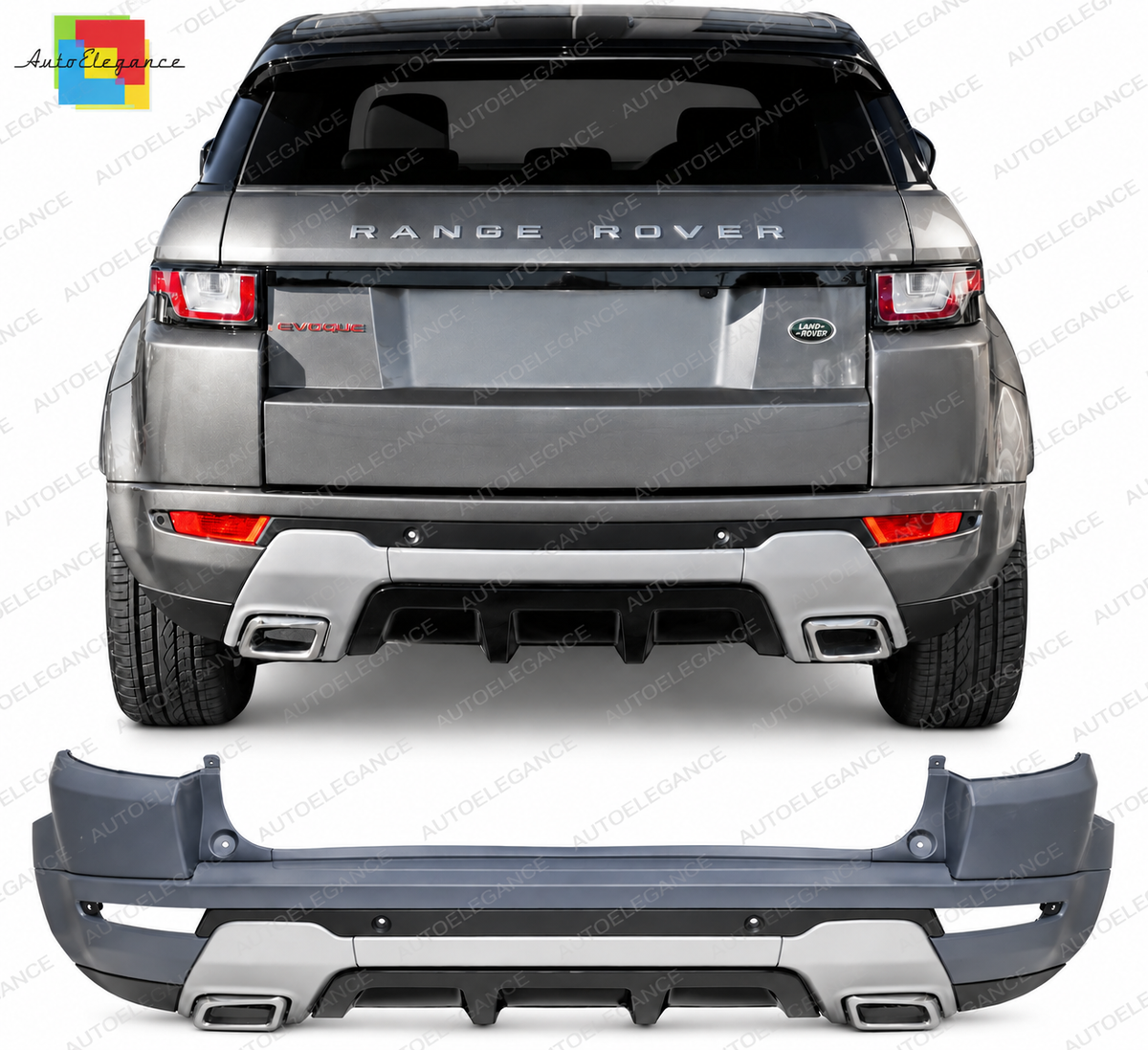 💕PARAURTI POSTERIORE ADATTO PER RANGE ROVER  EVOQUE L538 10-19 LOOK DYNAMIC💕