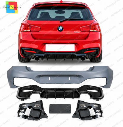 💕PARAURTI POSTERIORE ADATTO PER BMW F20 2017+ DOPPIA USCITA 2+2💕