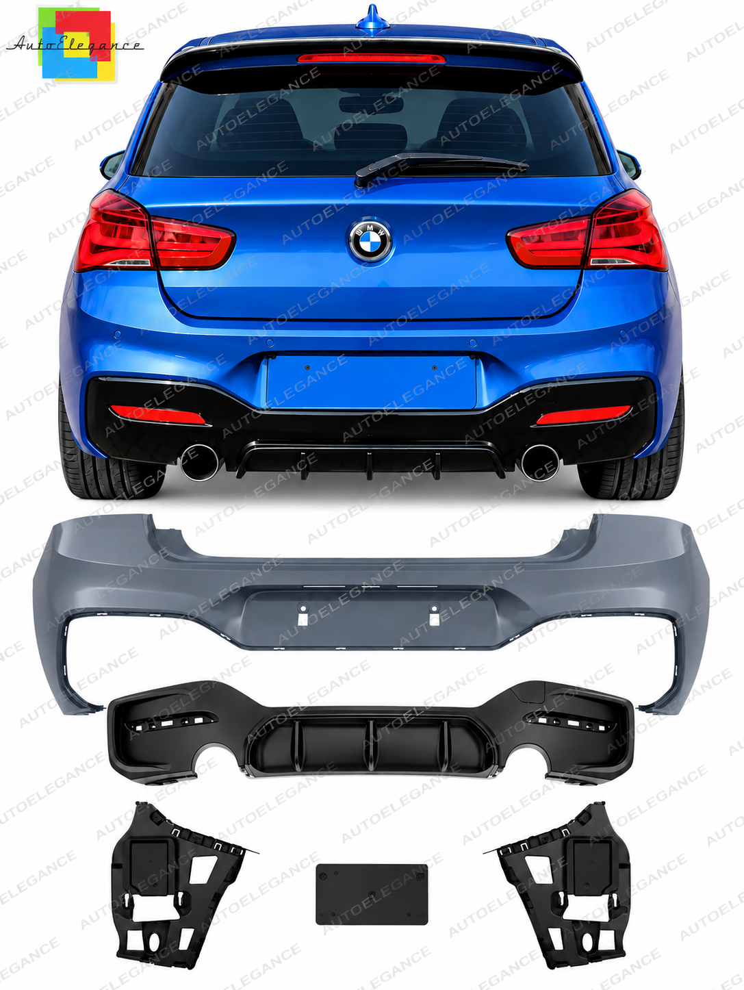 BODYKIT E36 + COUPE REAR LIGHTS WITH WHITE INDICATOR
