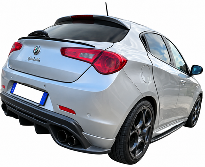💕SOTTO MINIGONNE ADATTO PER ALFA ROMEO GIULIETTA 2010+ ABS NERO LUCIDO💕