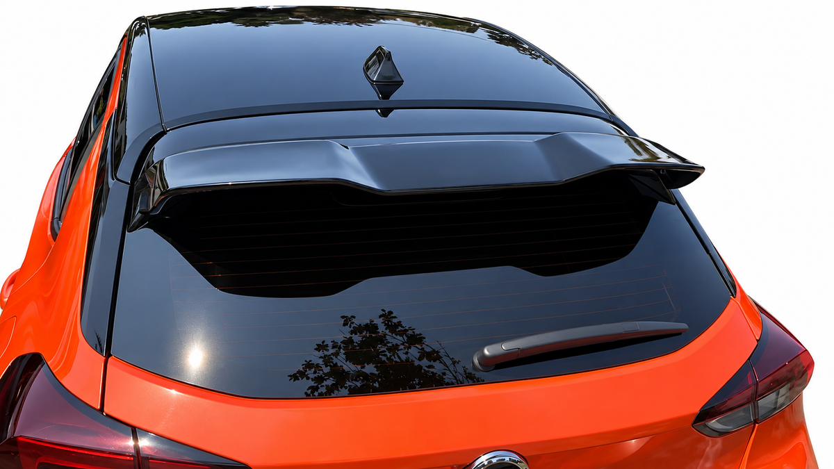 💕0651 SPOILER TETTO ADATTO PER OPEL CORSA F 2019+ NERO LUCIDO💕