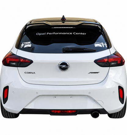 💕0651 SPOILER TETTO ADATTO PER OPEL CORSA F 2019+ NERO LUCIDO💕