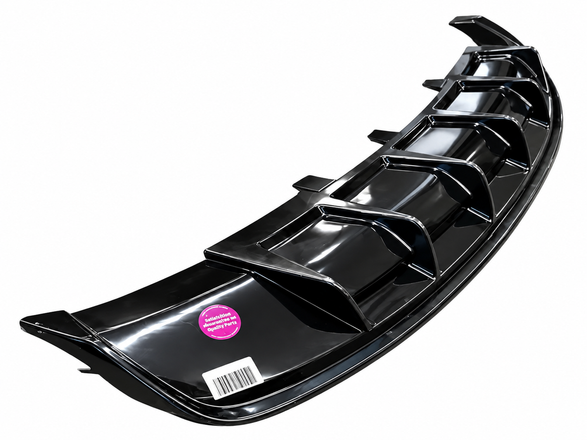 💕Diffusore posteriore adatto per Audi A4 B8 (8K) LOOK RS4 07-14 NERO LUCIDO💕