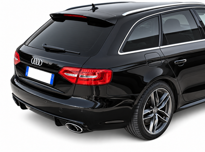 💕ART.1560 SPOILER TETTO ADATTO PER A4 B8 2007-2016 look RS4 NERO LUCIDO💕