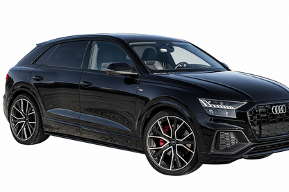💕Diffusore Minigonne Adatto per Audi SQ8/Q8 SLine 2018-2023 Nero lucido💕