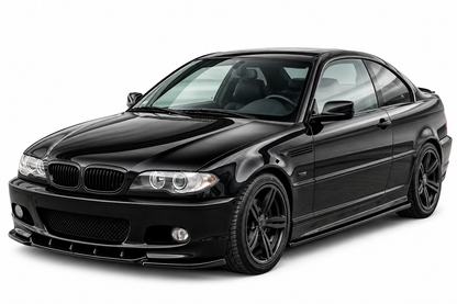 💕 Sotto Minigonne Adatte per BMW E46 97-06 Max Piano Black 💕