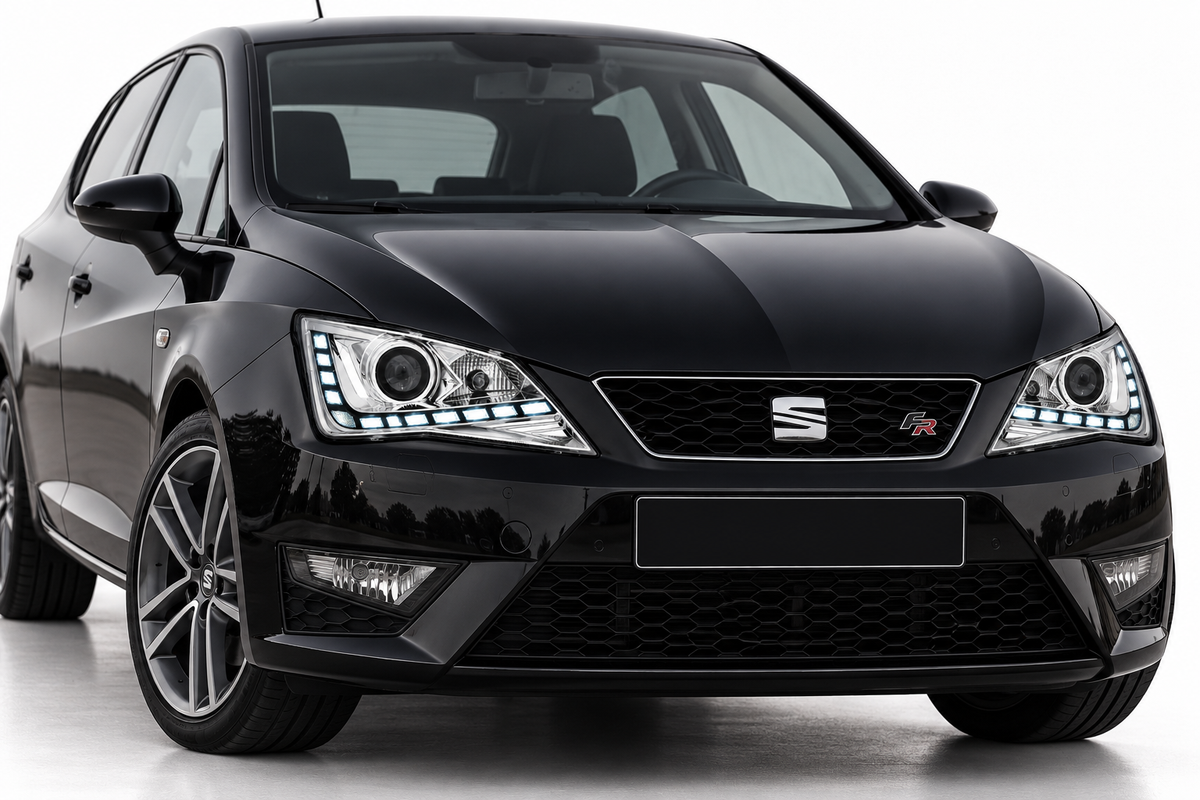 💕 Fari Anteriori Adatti per Seat Ibiza 6J 12-15 True DRL LED Cromati 💕