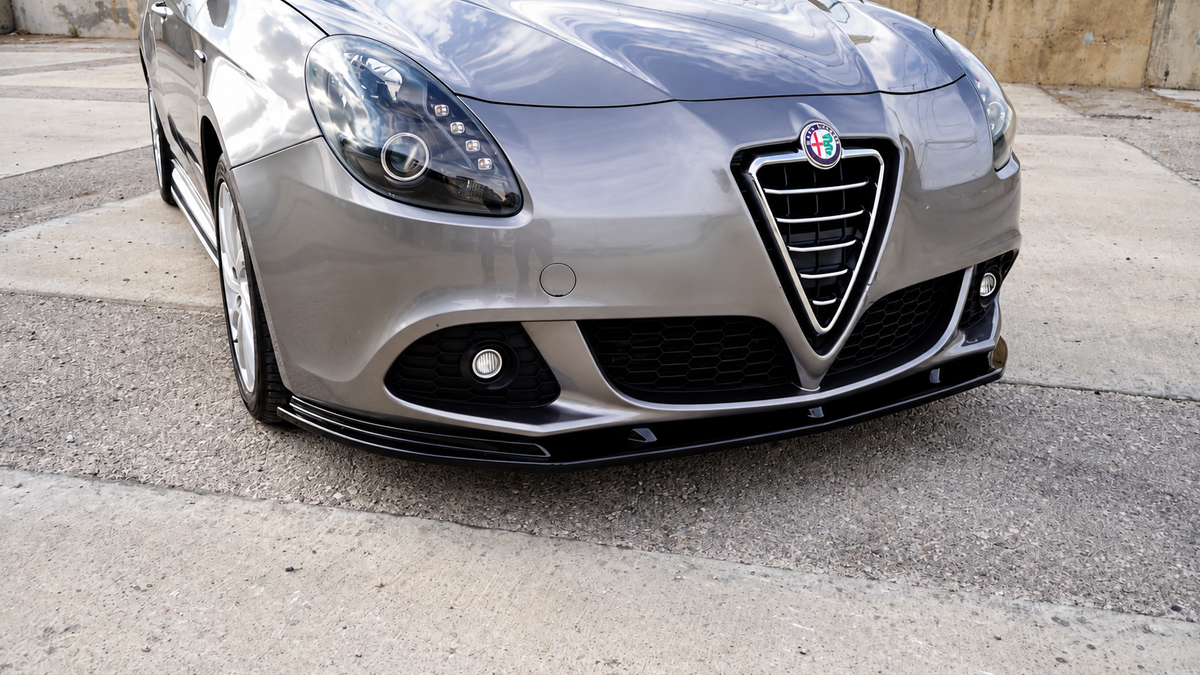 💕ART.10553 SPLITTER ADATTO PER Alfa Romeo Giulietta (2010–2020) NERO LUCIDO💕