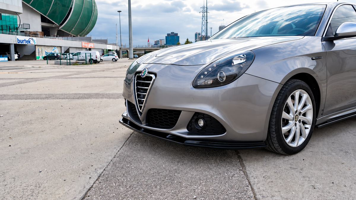 💕ART.10553 SPLITTER ADATTO PER Alfa Romeo Giulietta (2010–2020) NERO LUCIDO💕