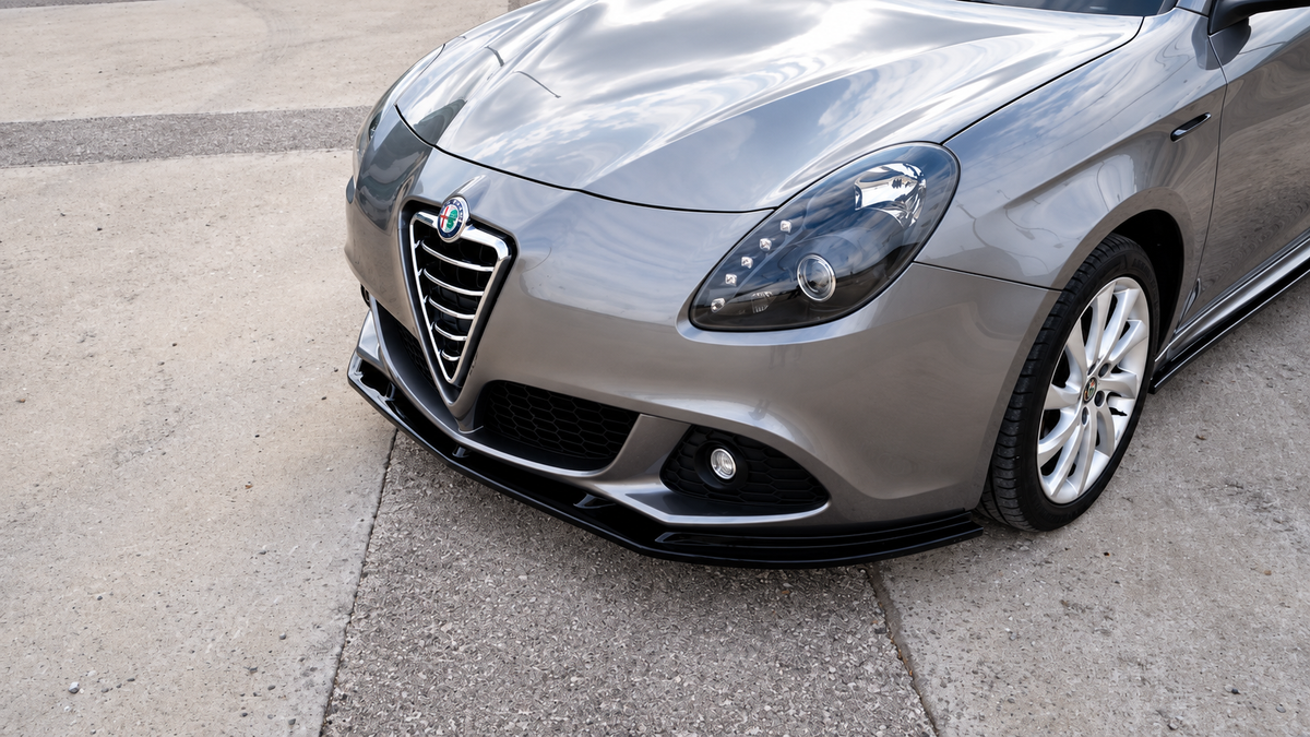 💕ART.10553 SPLITTER ADATTO PER Alfa Romeo Giulietta (2010–2020) NERO LUCIDO💕
