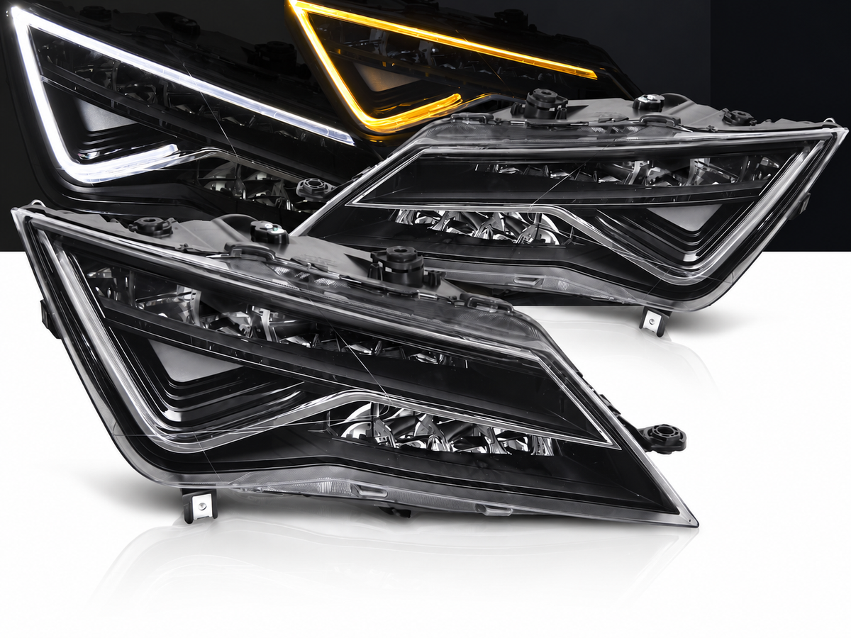 💕 Fari Anteriori Adatti per Seat Leon III 5F 12-20 Full LED DRL 💕
