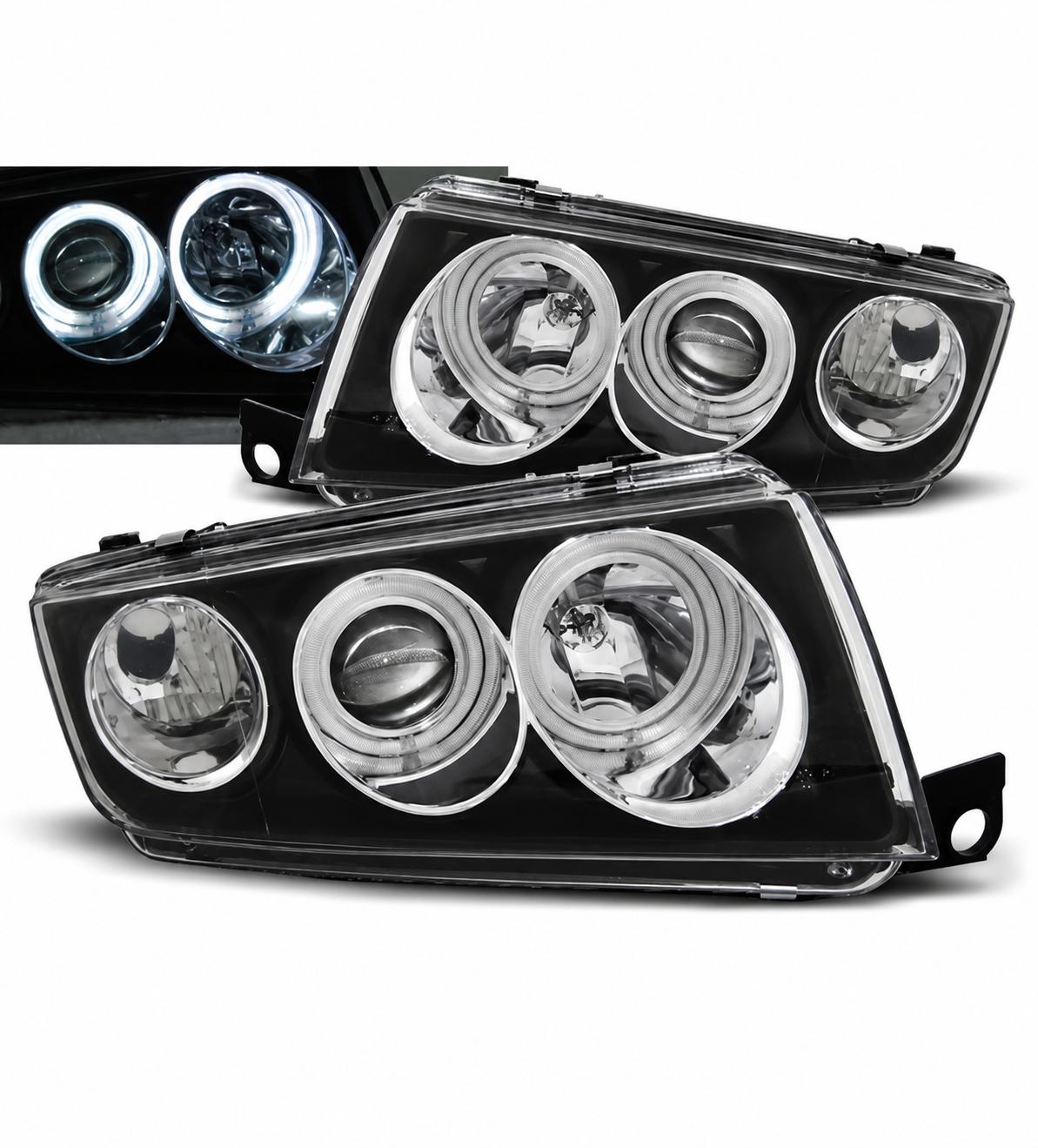 BODYKIT E36 + COUPE REAR LIGHTS WITH WHITE INDICATOR