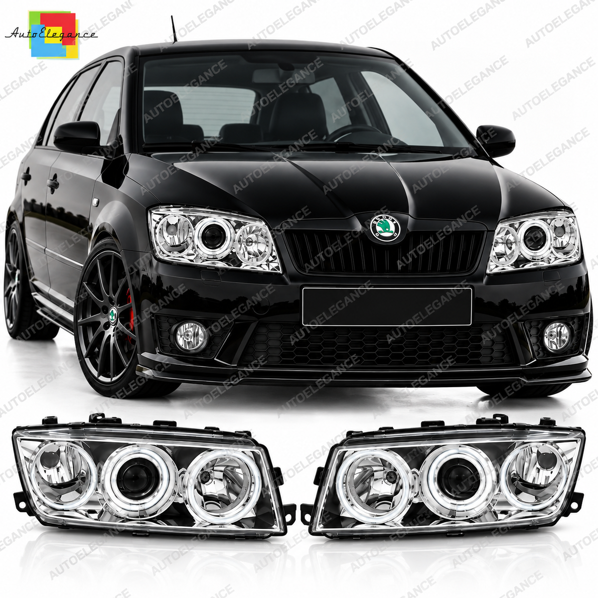 BODYKIT E36 + COUPE REAR LIGHTS WITH WHITE INDICATOR