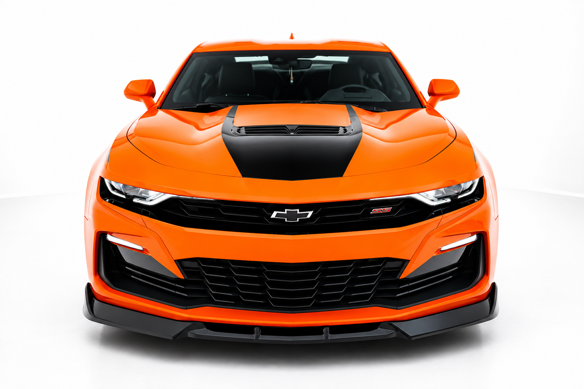 💕 Splitter Anteriore Adatto per Chevrolet Camaro SS Mk6 Facelift V2 ABS 💕