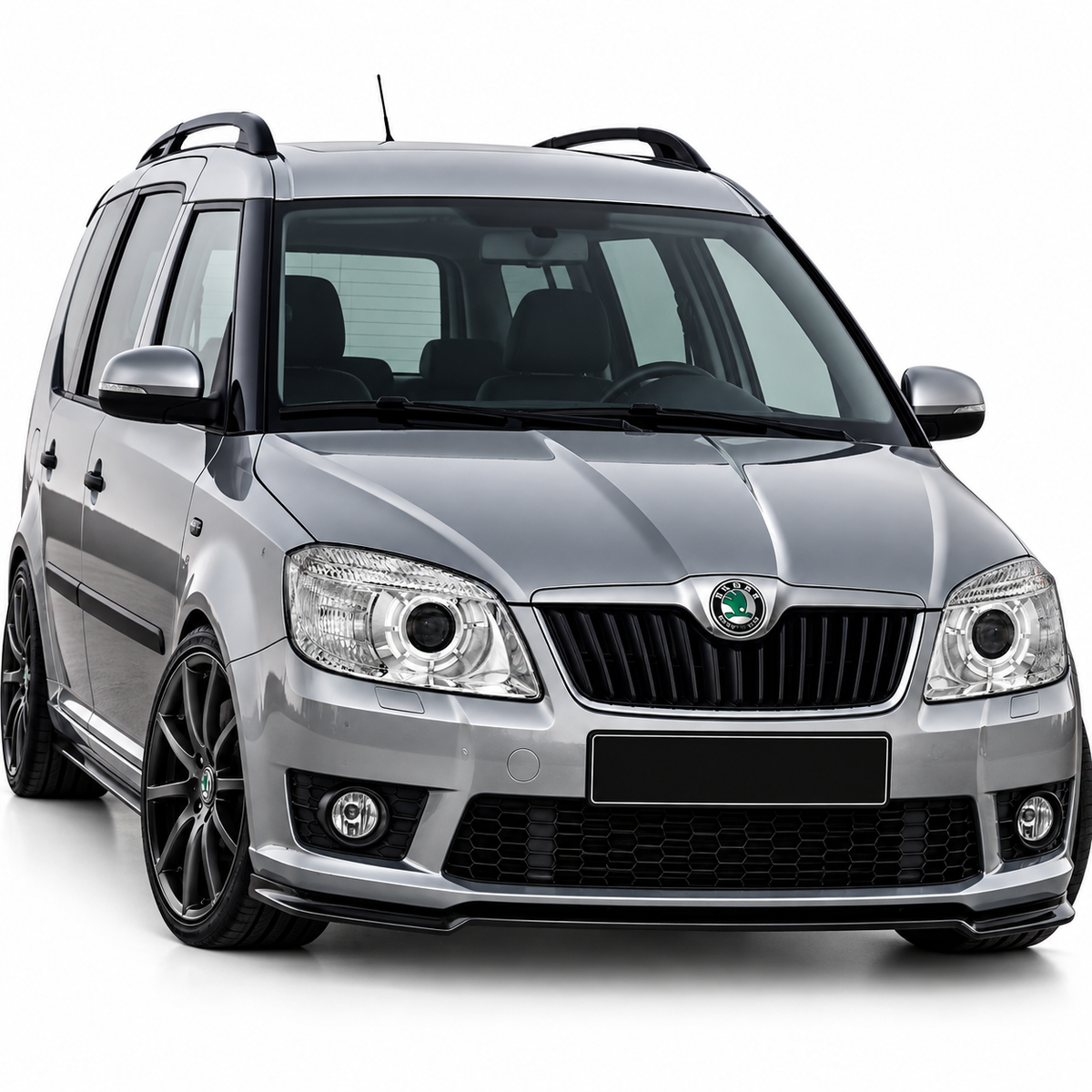 💕 Fari Anteriori Adatti per Skoda Fabia 03-10 Roomster 06-10 Cromati 💕