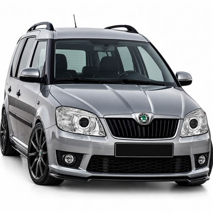 💕 Fari Anteriori Adatti per Skoda Fabia 03-10 Roomster 06-10 Cromati 💕