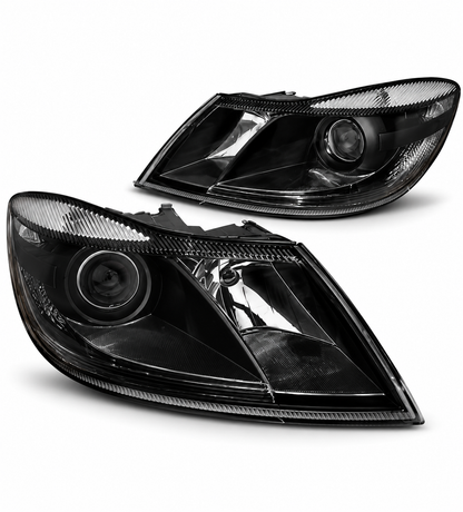 💕 Fari Anteriori Adatti per Skoda Octavia 09-12 Neri 💕