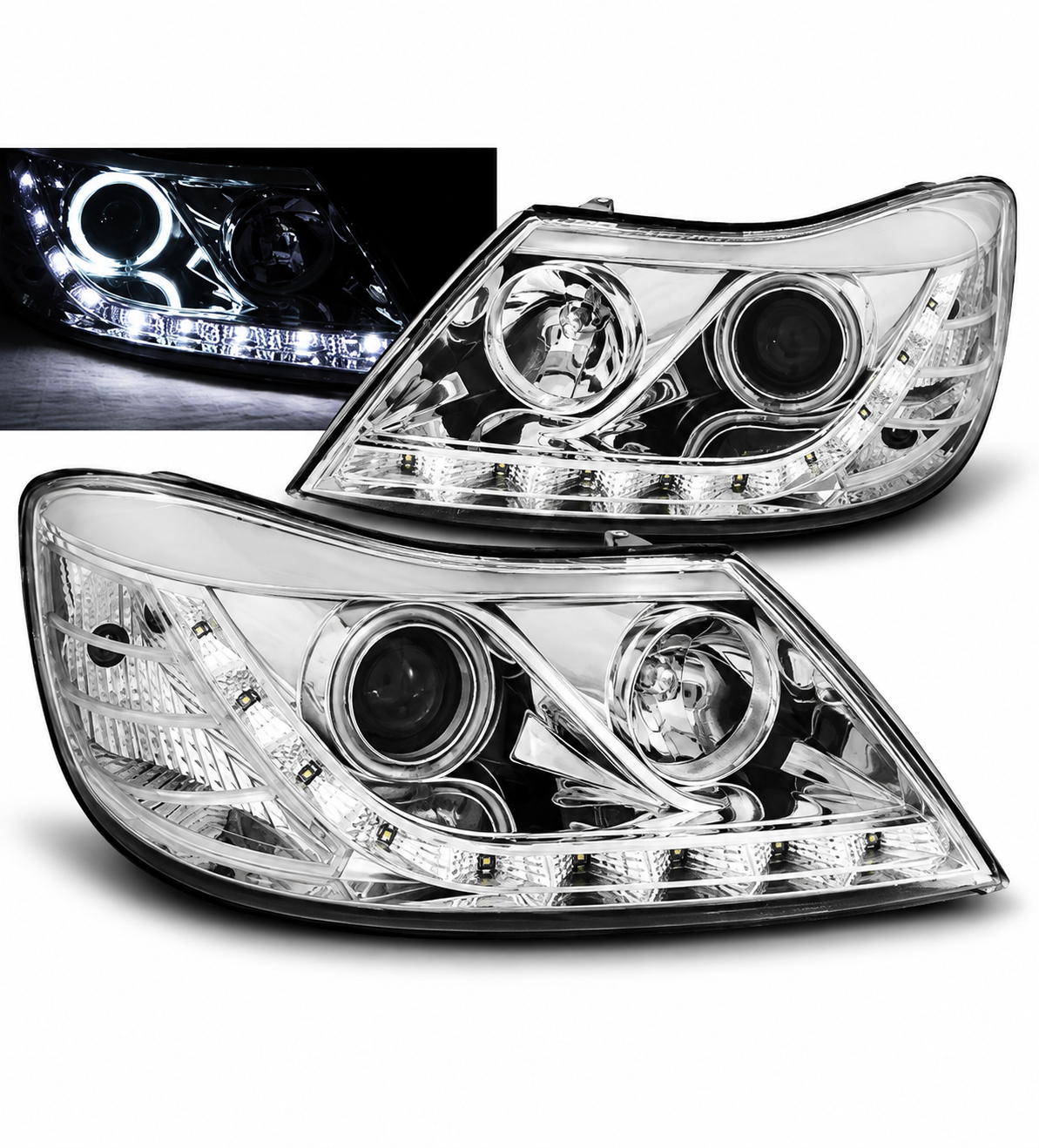 BODYKIT E36 + COUPE REAR LIGHTS WITH WHITE INDICATOR