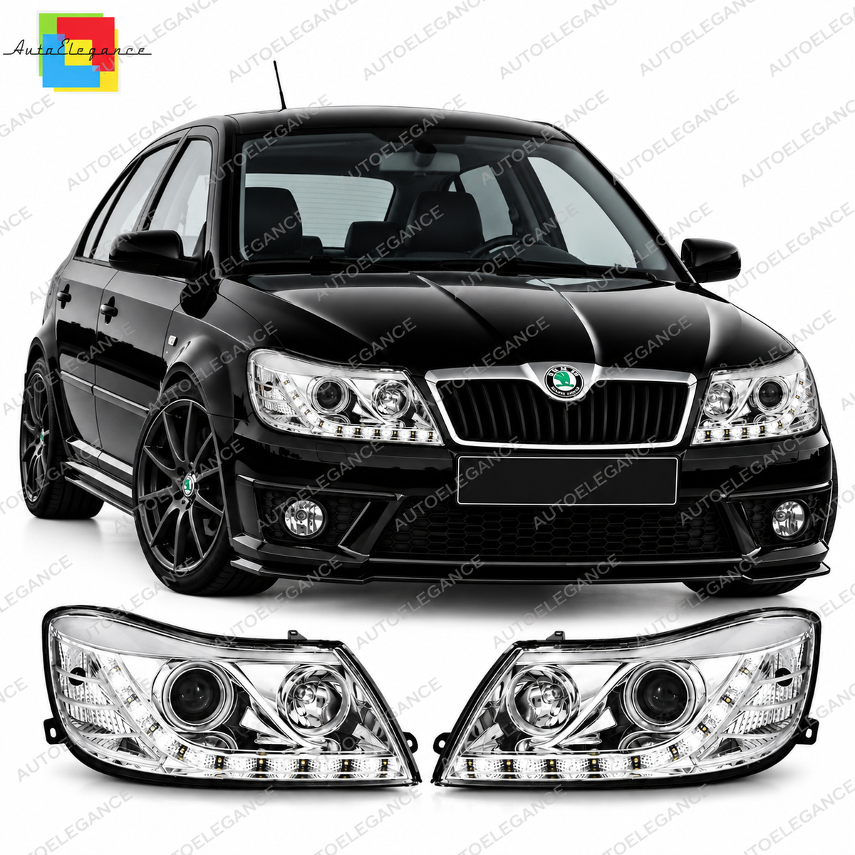 BODYKIT E36 + COUPE REAR LIGHTS WITH WHITE INDICATOR