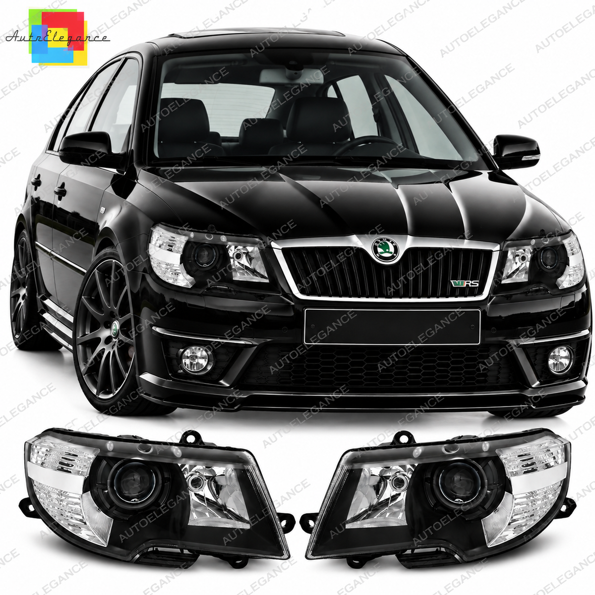 BODYKIT E36 + COUPE REAR LIGHTS WITH WHITE INDICATOR