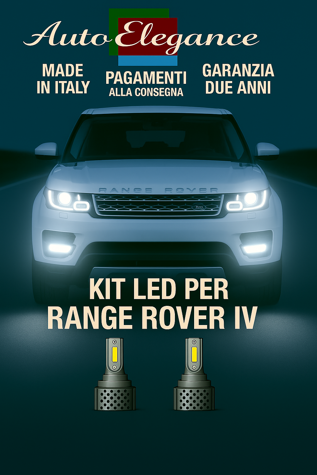🔥KIT LED D3S 6000K BIANCO CANBUS – Anabbaglianti per Range Rover IV🔥