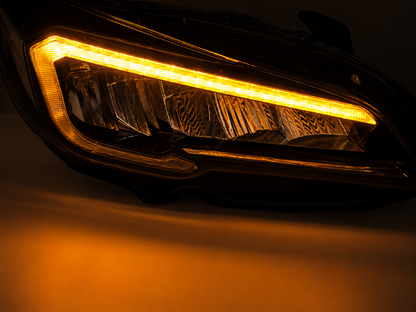 💕 Fari Anteriori Adatti per Subaru WRX 08-14 Full LED DRL Neri 💕