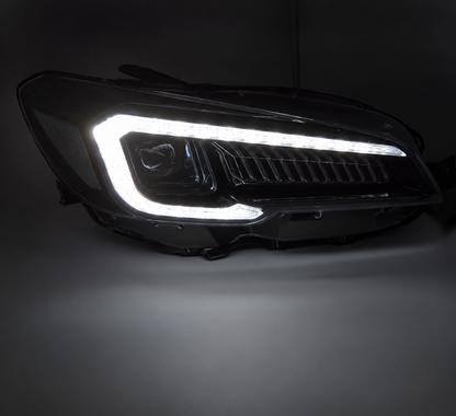 💕 Fari Anteriori Adatti per Subaru WRX 14-22 Full LED DRL Neri 💕